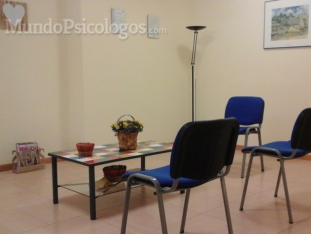 Sala de espera de la consulta en Lugo