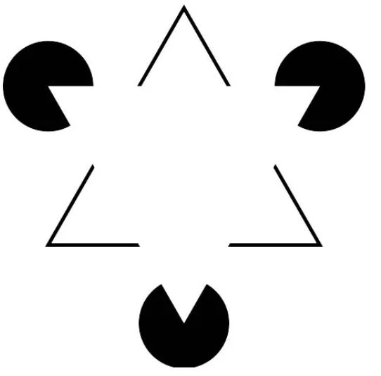 El triángulo de Kanizsna