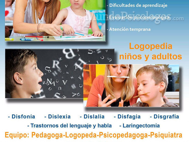 Logopedia niños y adultos
