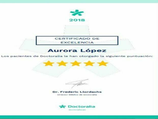 Certificado de Excelencia 2018